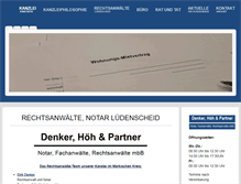 Tablet Screenshot of anwalt-mk.de